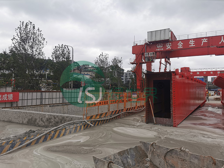 中国中铁隧道局（贵州贵阳）盾构泥处理项目现场